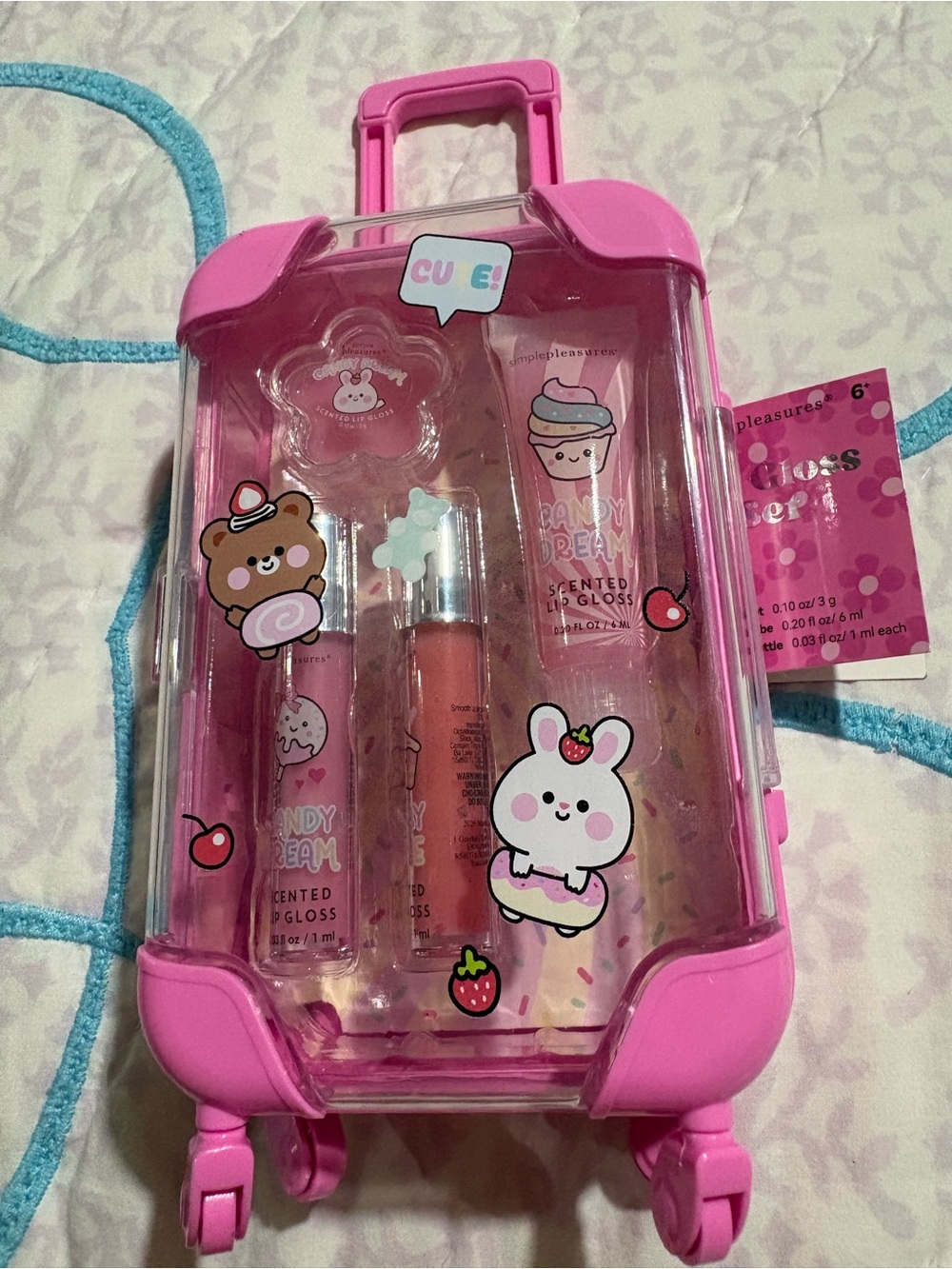 Candy Dream Scented Lip Gloss Set - Pink